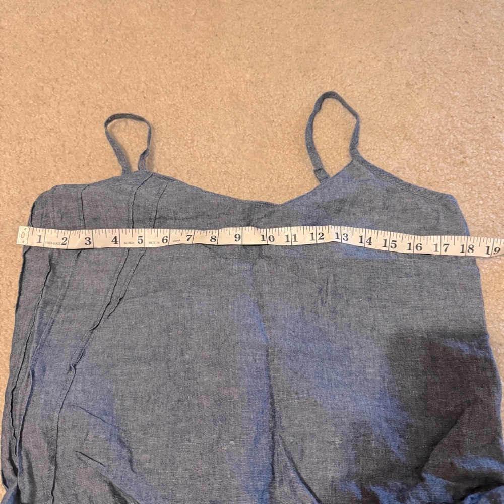 Roxy 💜 Denim Romper L - Picture 5 of 6